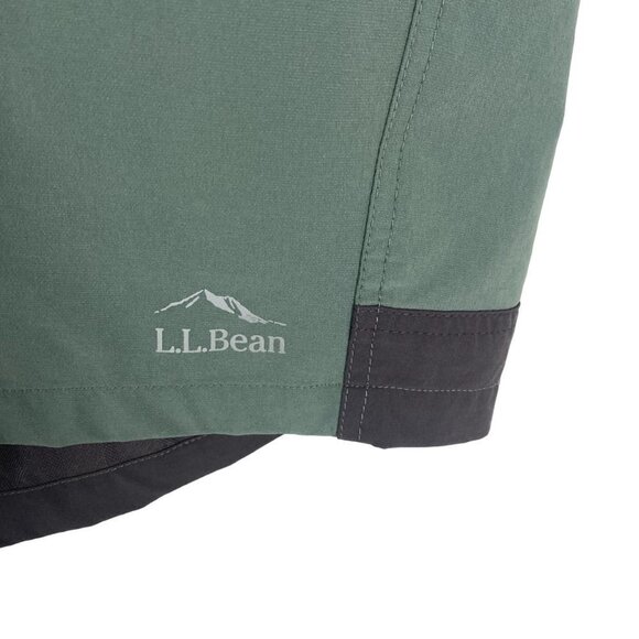 L.L.‎ Bean Board Shorts Men's Size 38W Green Nylon Blend Paddle SW-1748 - Picture 5 of 12